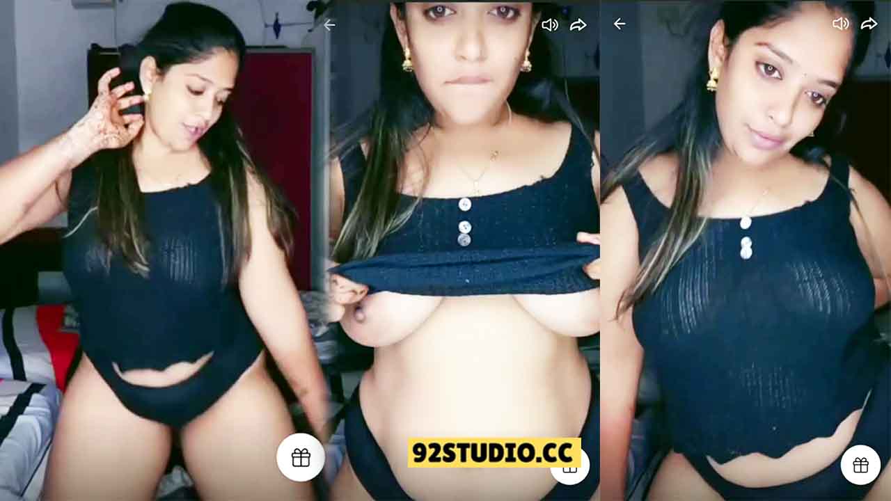 Anu_Telugu Dancing See Through Top and Panties Gives Boob Flash