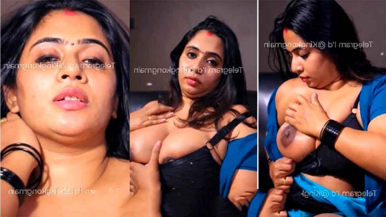 Nila Nambiar Nude in Blue Saree Latest Video